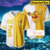 Pooh Jersey Shirt Custom Name & Number Pooh Baseball Shirt