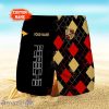 Porsche Logo Print 3D Short Hawaiian Custom Name Trending Summer For Men