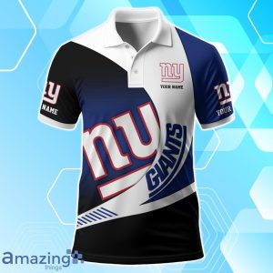 New York Giants Polo Shirt Custom Name Sport 3D Clothings For Fans Product Photo 2