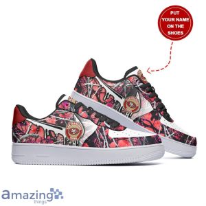 San Francisco 49ers Personalized Name Air Force Sneakers Shoes Sport Shoes Limited Gift For Fans Product Photo 3