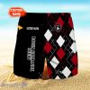 Rouen Normandie Rugby Logo Print 3D Short Hawaiian Custom Name Trending Summer For Men