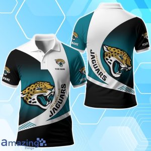 Jacksonville Jaguars Polo Shirt Custom Name Sport 3D Clothings For Fans Product Photo 1