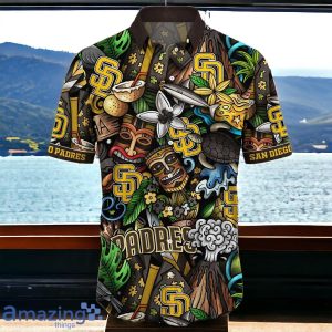San Diego Padres MLB Flower Hawaii Shirt Style Gift Product Photo 2