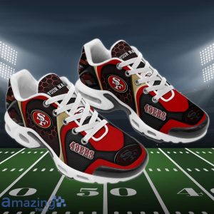 San Francisco 49ers Air Cushion Sports Shoes Custom Name Gifts For Football Fan Product Photo 2
