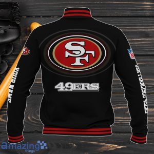 San Francisco 49ers Baseball Jacket Custom Name Sport Gifts For Fans Product Photo 3