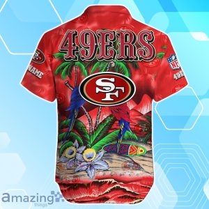 San Francisco 49ers Hawaiian Shirt Summer Gifts For Fans Custom Name image San Francisco 49ers Hawaiian Shirt Summer Gifts For Fans Custom Name Product Photo 3