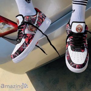 San Francisco 49ers Personalized Name Air Force Sneakers Shoes Sport Shoes Limited Gift For Fans Product Photo 2