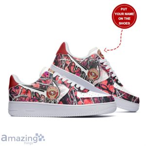 San Francisco 49ers Personalized Name Air Force Sneakers Shoes Sport Shoes Limited Gift For Fans Product Photo 4