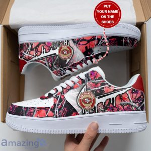 San Francisco 49ers Personalized Name Air Force Sneakers Shoes Sport Shoes Limited Gift For Fans Product Photo 1