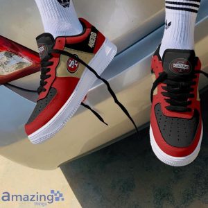 San Francisco 49ers Personalized Name Air Force Sneakers Shoes Trending Gift For Fans Product Photo 3