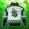 Seattle Kraken Special Design For St. Patrick Day 3D Shirt Hoodies Custom Number & Name