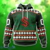Seattle Kraken Specialized Hockey Celebrate St Patrick’s Day Unisex 3D Shirt Hoodies Custom Number & Name