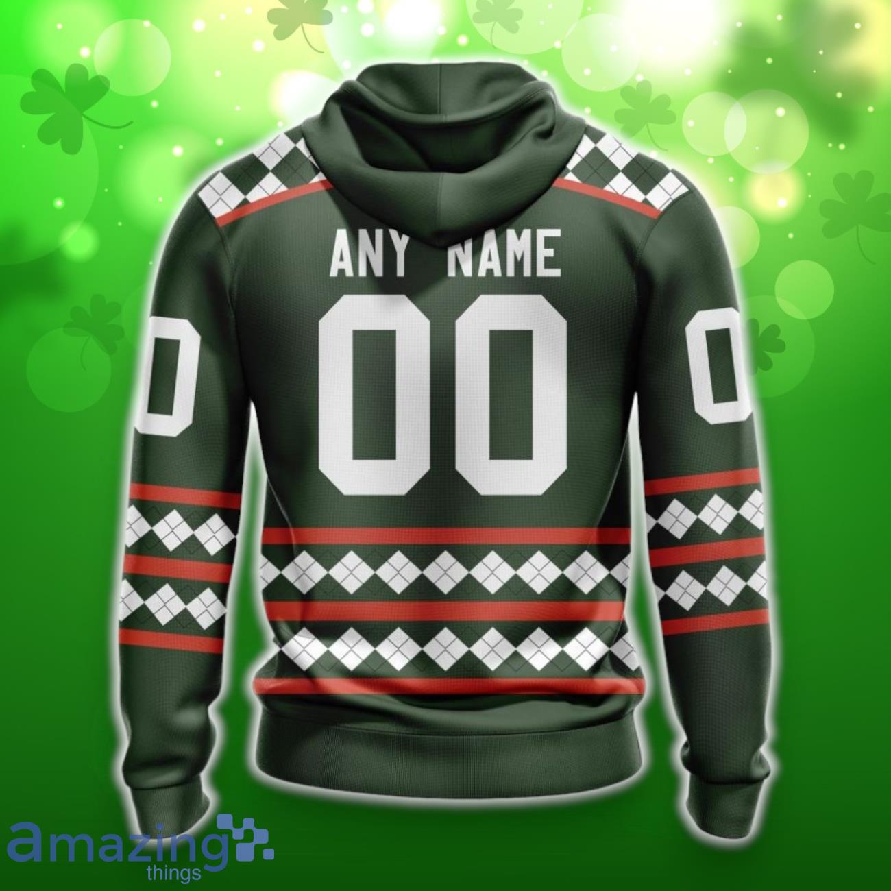 Seattle Kraken Specialized Hockey Celebrate St Patrick’s Day Unisex 3D Shirt Hoodies Custom Number & Name image Seattle Kraken Specialized Hockey Celebrate St Patrick’s Day Unisex 3D Shirt Hoodies Custom Number & Name Product Photo 3