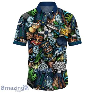 Seattle Mariners MLB Flower Hawaii Shirt Style Gift For Men And Women Product Photo 2