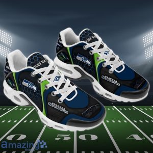 Seattle Seahawks Air Cushion Sports Shoes Custom Name Gifts For Football Fan Product Photo 2