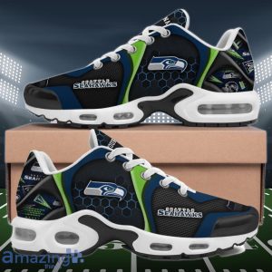 Seattle Seahawks Air Cushion Sports Shoes Custom Name Gifts For Football Fan Product Photo 1