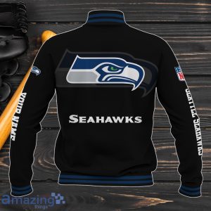 Seattle Seahawks Baseball Jacket Custom Name Sport Gifts For Fans Product Photo 3