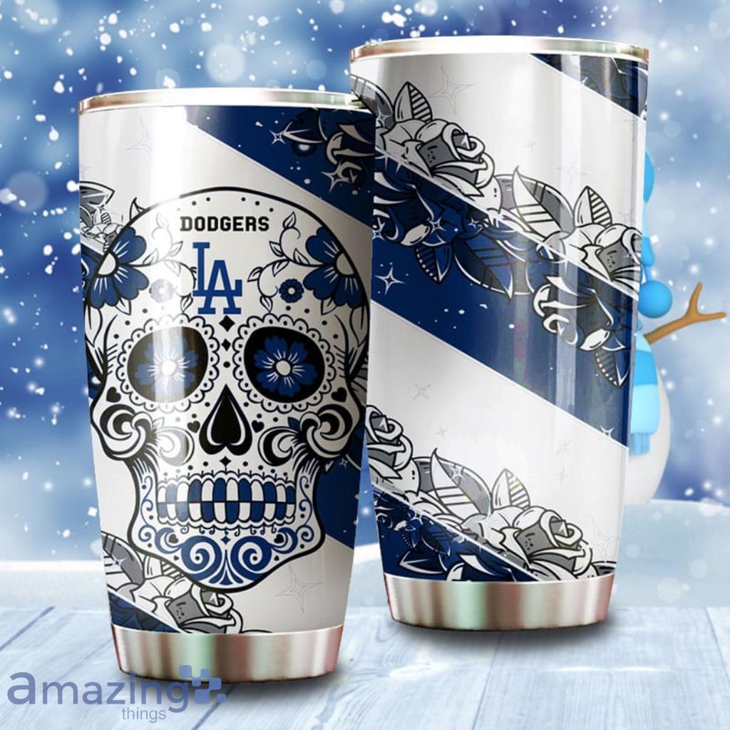 Skull Los Angeles Dodgers MLB Tumbler 3D Printed image Skull Los Angeles Dodgers MLB Tumbler 3D Printed Product Photo 1