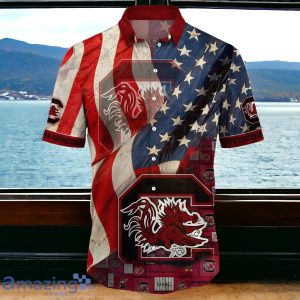 South Carolina Gamecocks Flower Hawaii Shirt Style Gift Product Photo 2