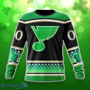St. Louis Blues Specialized Hockey Celebrate St Patrick’s Day Unisex 3D Shirt Hoodies Custom Number & Name Product Photo 4