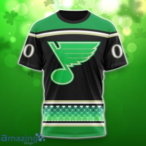 St. Louis Blues Specialized Hockey Celebrate St Patrick’s Day Unisex 3D Shirt Hoodies Custom Number & Name Product Photo 6