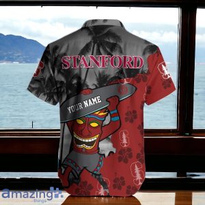 Stanford Cardinal Hawaiian Shirt Custom Name Style Gift image Stanford Cardinal Hawaiian Shirt Custom Name Style Gift Product Photo 2