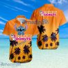 Stitch Dunkin’ Donus Logo Button Down Hawaiian Shirt Tropical Beach Summer Bes Gift