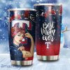 Strong Best Mom Ever Texas Rangers MLB Tumbler 3D Printed