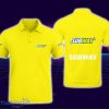 Subway 3D Polo Shirt Golf Lover Gift Yellow Polo Shirt For Men Women