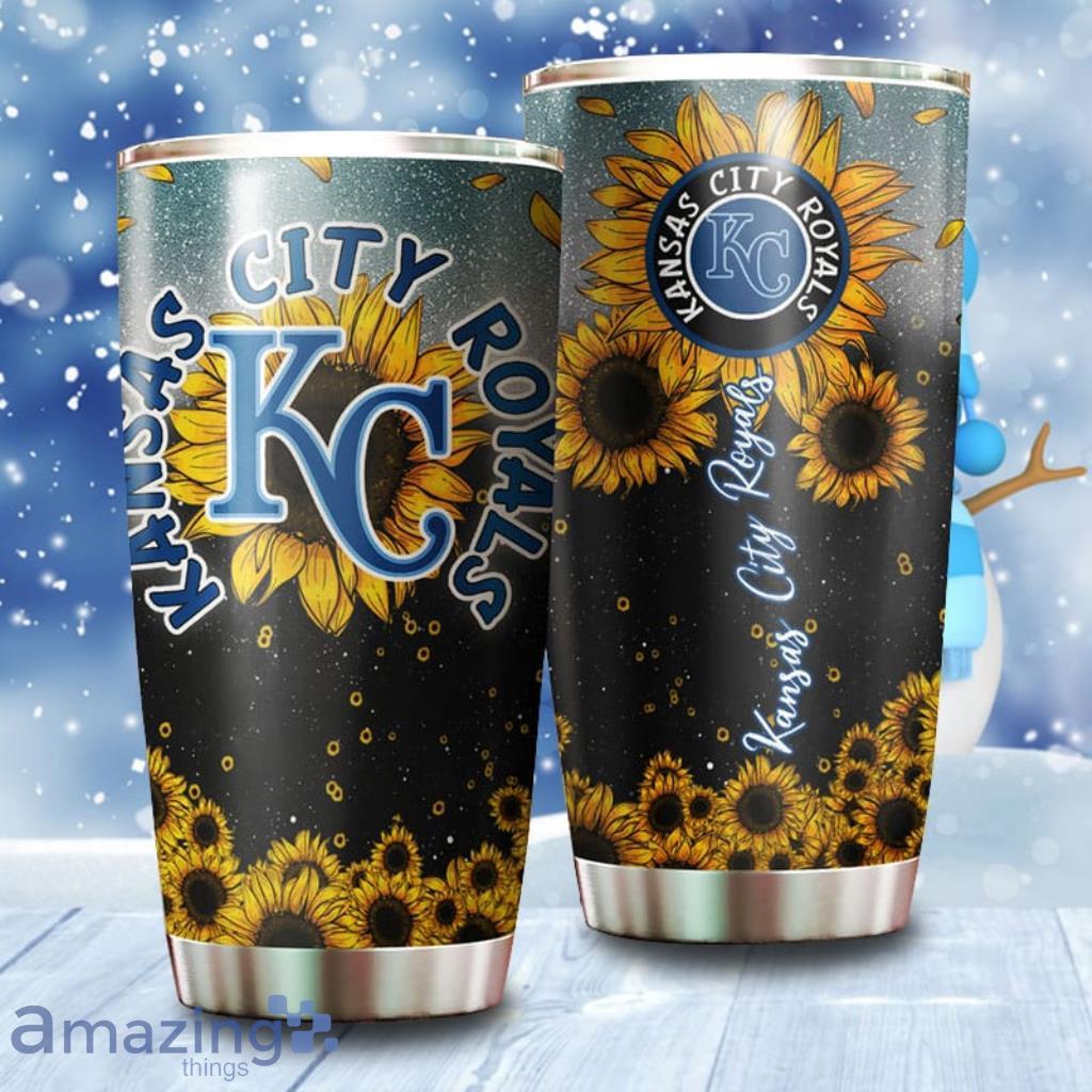 Sunflower Kansas City Royals MLB Tumbler 3D Printed image Sunflower Kansas City Royals MLB Tumbler 3D Printed Product Photo 1