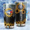 Sunflower Toronto Blue Jays MLB Tumbler 3D Printed
