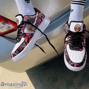 San Francisco 49ers Personalized Name Air Force Sneakers Shoes Sport Shoes Limited Gift For Fans Product Photo 2