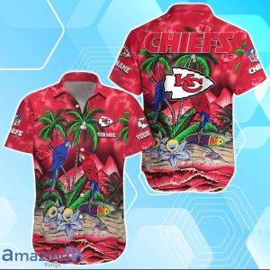 Kansas City Chiefs Hawaiian Shirt Summer Gifts For Fans Custom Name Product Photo 1