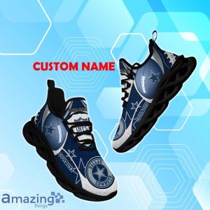 Dallas Cowboys NFL Fan Edition Custom Name Max Soul Comfort Shoes Product Photo 1
