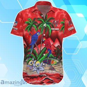 Tampa Bay Buccaneers Hawaiian Shirt Summer Gifts For Fans Custom Name Product Photo 2