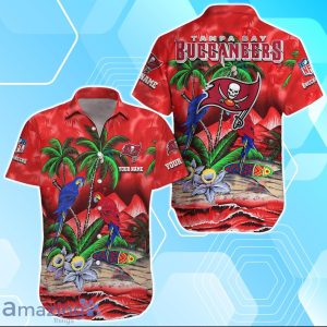 Tampa Bay Buccaneers Hawaiian Shirt Summer Gifts For Fans Custom Name Product Photo 1