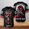 Tampa Bay Buccaneers NFL Custom Number & Name Skull 3D Baseball Jersey