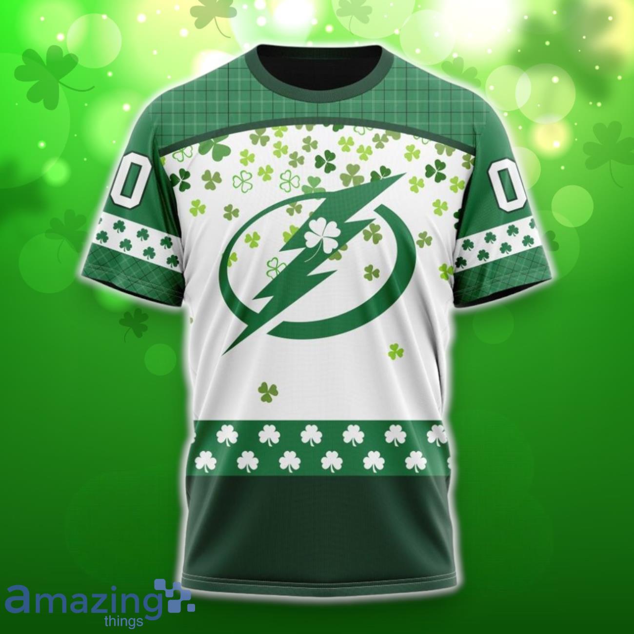 Tampa Bay Lightning Special Design For St. Patrick Day 3D Shirt Hoodies Custom Number & Name image Tampa Bay Lightning Special Design For St. Patrick Day 3D Shirt Hoodies Custom Number & Name Product Photo 6