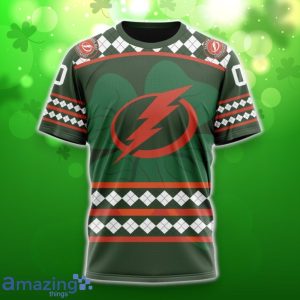 Tampa Bay Lightning Specialized Hockey Celebrate St Patrick’s Day Unisex 3D Shirt Hoodies Custom Number & Name Product Photo 6