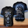Tennessee Titans NFL Custom Number & Name Skull 3D Baseball Jersey