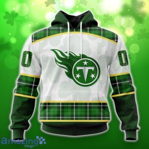 Tennessee Titans Special Design For St. Patrick Day 3D Shirt Hoodies Custom Number & Name Product Photo 1