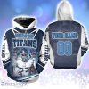 Tennessee Titans Super Bowl AFC South Division Champions Personalized Name And Number Hoodie 3D All Over Print Detailed Patterns Best Gift