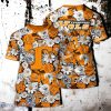 Tennessee Volunteers Flower 3D T Shirt Special Gift For Men Women