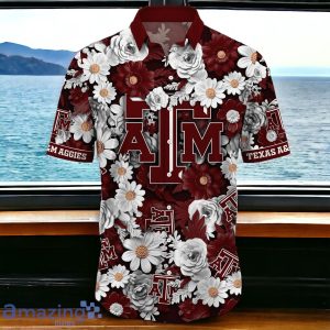 Texas Aggies Flower Hawaii Shirt Gift For Men Women Product Photo 2