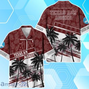 Texas A&M Aggies Sport Team Hawaiian Shirt & Short Vintage Tropical Custom Name Product Photo 2