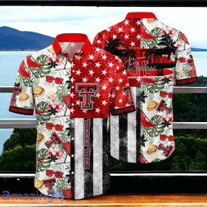 Texas Tech Red Raiders Flower Hawaii Shirt Summer Football Shirts Product Photo 1