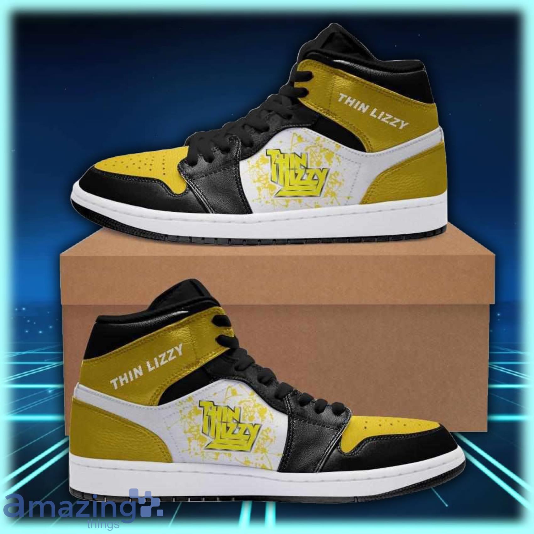 Thin Lizzy Rock Band Air Jordan Hightop Shoes For Men And Women image Thin Lizzy Rock Band Air Jordan Hightop Shoes For Men And Women Product Photo 1