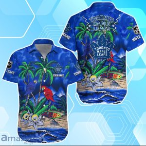 Toronto Maple Leafs Hawaiian Shirt Summer Gifts For Fans Custom Name Product Photo 1