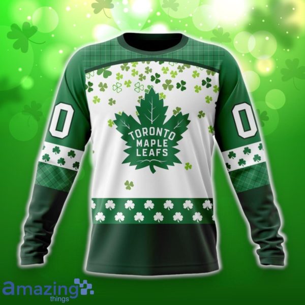 st patrick's day leafs jersey