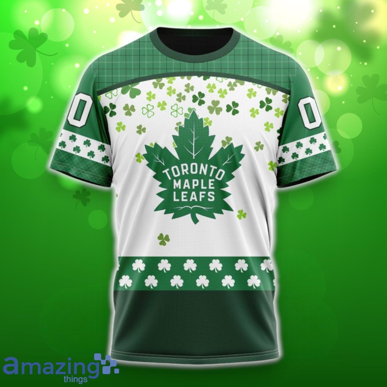 Toronto Maple Leafs Special Design For St. Patrick Day 3D Shirt Hoodies Custom Number & Name image Toronto Maple Leafs Special Design For St. Patrick Day 3D Shirt Hoodies Custom Number & Name Product Photo 6